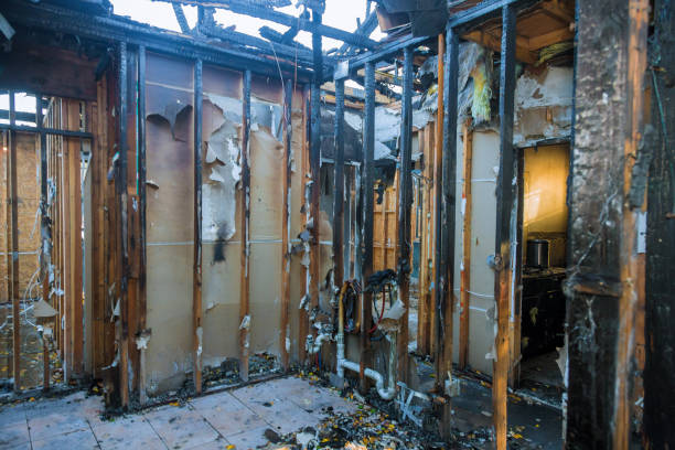 Professional Fire Damage Assessment technician working in Palmyra, WI